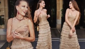 Serenay Sarıkaya, Paris Moda Haftası'nda rüzgar estirdi